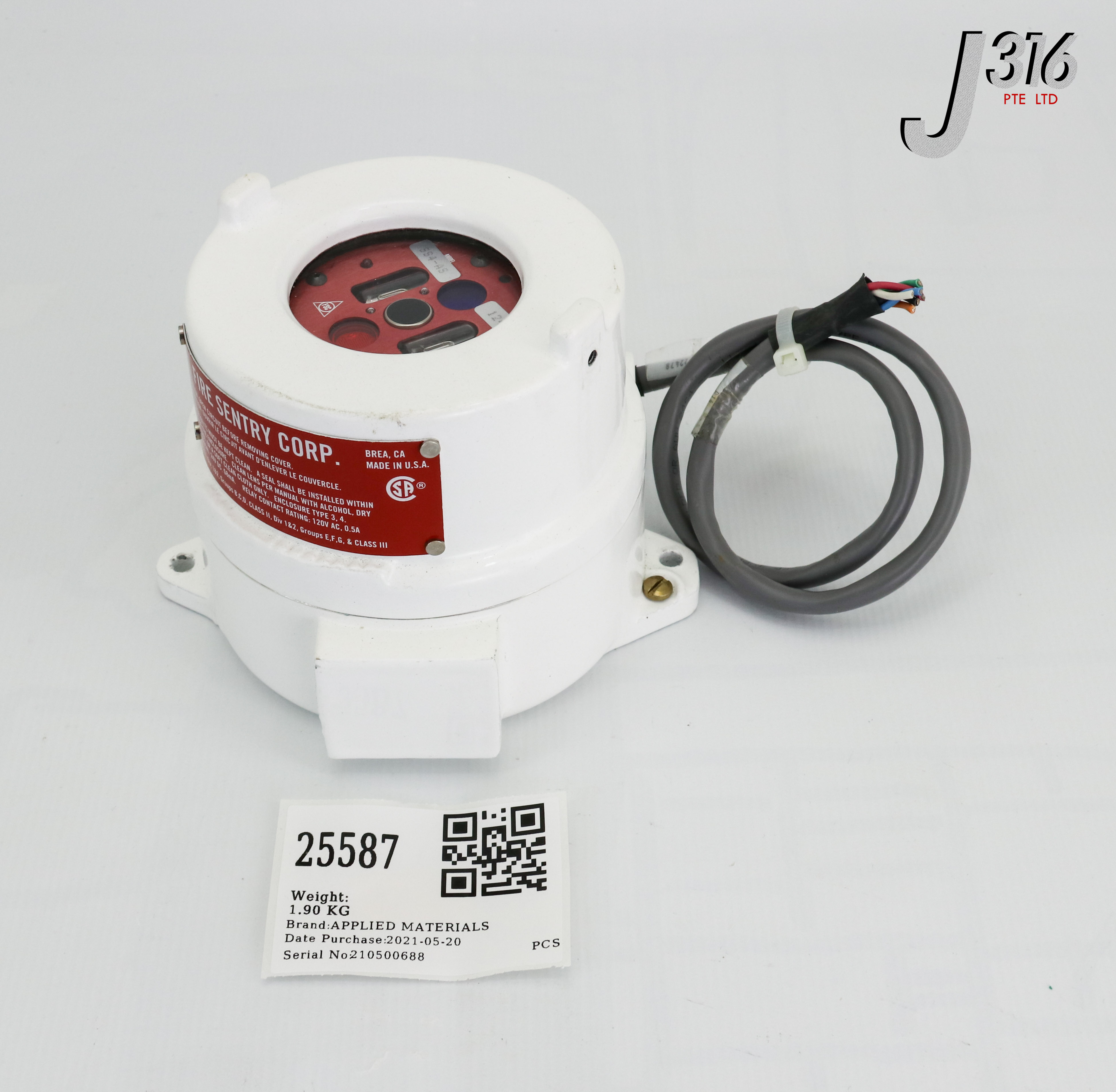 25587 APPLIED MATERIALS SS4-A FIRE SENTRY MULTI SPECTRUM FLAME